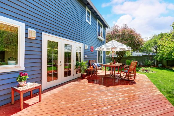 Blue Siding Installation in Plano